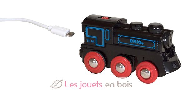 Locomotora recargable con minicable BR33599 Brio 4