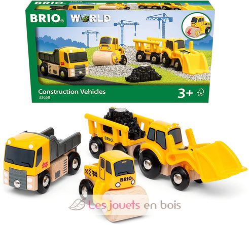 Juego de 3 máquinas de construcción BR-33658 Brio 1