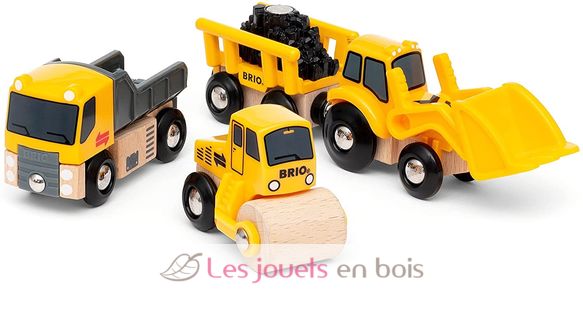 Juego de 3 máquinas de construcción BR-33658 Brio 8