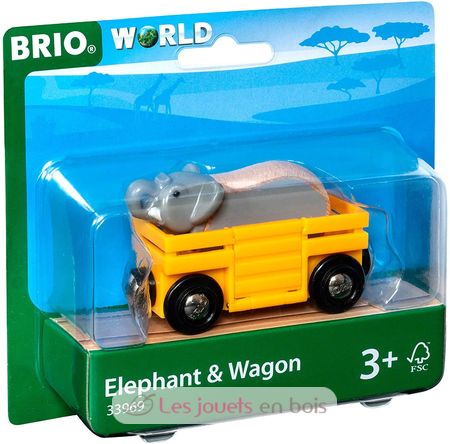 Vagón de transporte de elefantes BR-33969 Brio 4