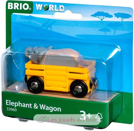 Vagón de transporte de elefantes BR-33969 Brio 6