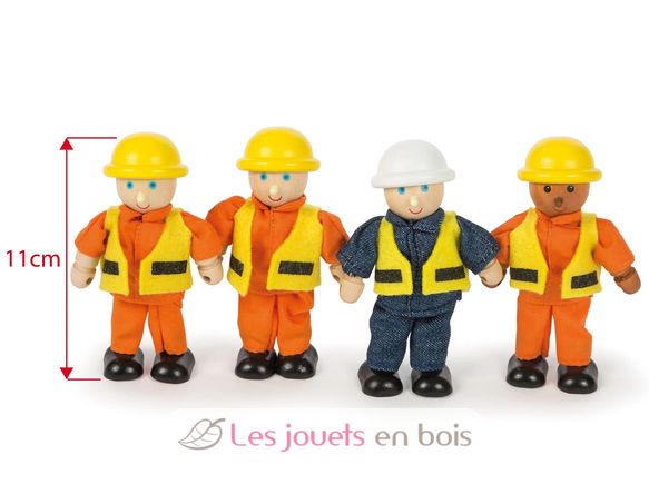 Set muñecos constructores BJ-T0241 Bigjigs Toys 2
