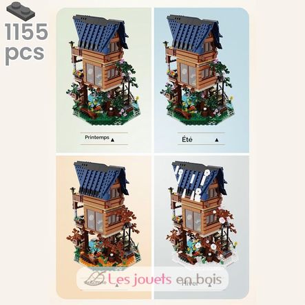 La casa del árbol de las 4 estaciones 1155 piezas C66004W CaDA 3
