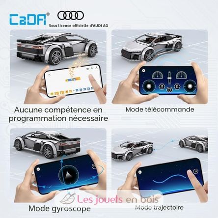 Coche deportivo Audi R8 Coupé 536 piezas C57012W CaDA 6