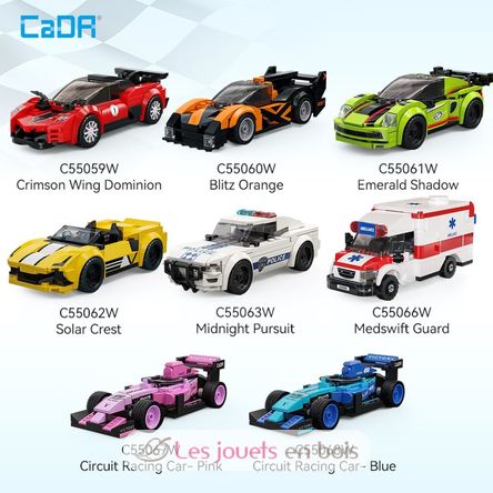 8 minivehículos para construir C55048W CaDA 3