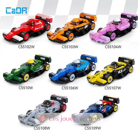 8 minicoches de carreras para construir C55101W CaDA 3