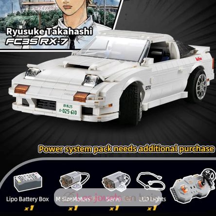 Mazda RX-7 FC3S Initial D 1552 piezas C61022W CaDA 6