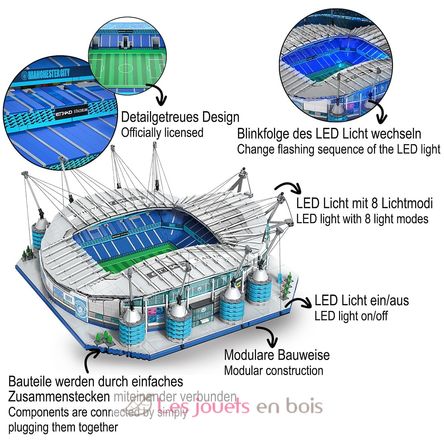 Estadio Manchester City 4473 piezas C66022W CaDA 6