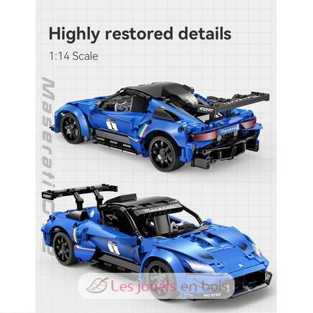 Coche deportivo Maserati GT2 549 piezas C57013W CaDA 9