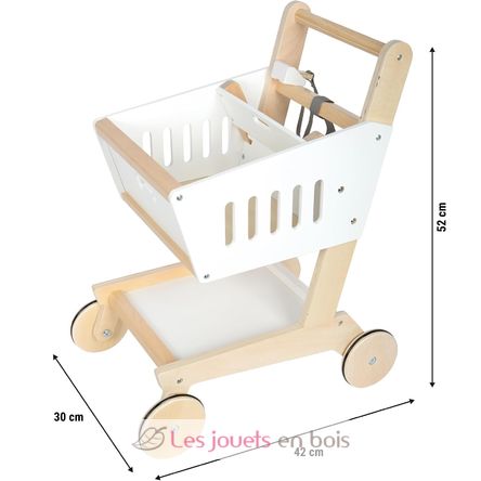 Carrito de la compra en madera Fresh LE12836 Small Foot company 2
