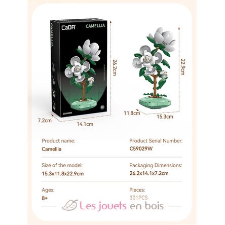 Maceta floral Camelia 301 piezas C59029W CaDA 4