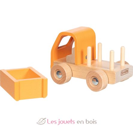 Camión de plataforma naranja GK55836 Goki 3