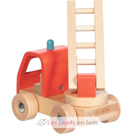 Camión de bomberos de escalera rojo GK55839 Goki 2