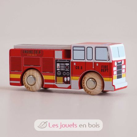 Camión de bomberos Quinn No 44 TV-GT270 Le Toy Van 3