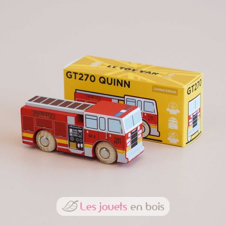 Camión de bomberos Quinn No 44 TV-GT270 Le Toy Van 6