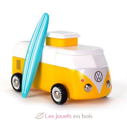VW Beach Bus amarillo C-BVA235 Candylab Toys 3