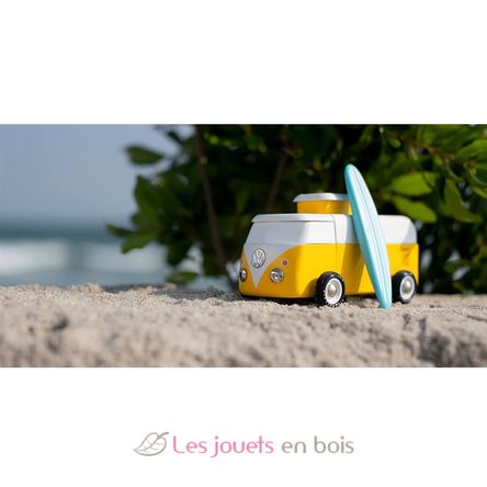VW Beach Bus amarillo C-BVA235 Candylab Toys 2