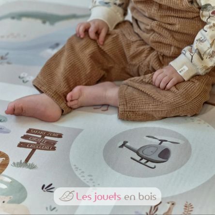Alfombra de juegos Safari Friends LD7483 Little Dutch 4