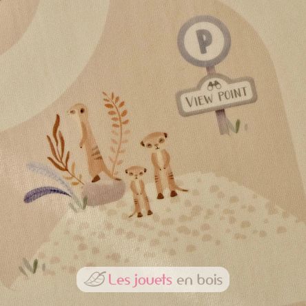 Alfombra de juegos Safari Friends LD7483 Little Dutch 5