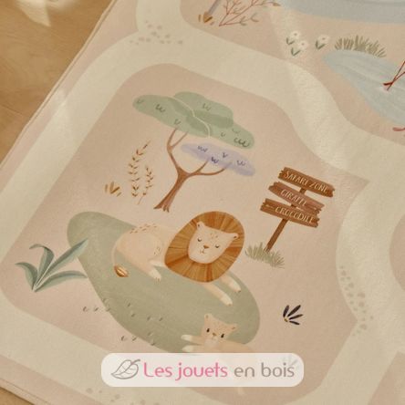 Alfombra de juegos Safari Friends LD7483 Little Dutch 6