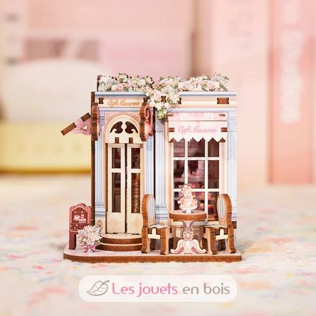 Mini Book Nook Café Macarrón CT107 Cartartem 2