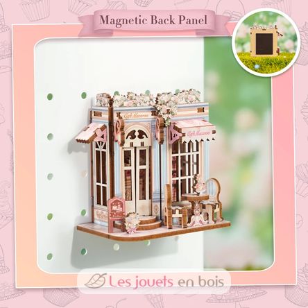 Mini Book Nook Café Macarrón CT107 Cartartem 5