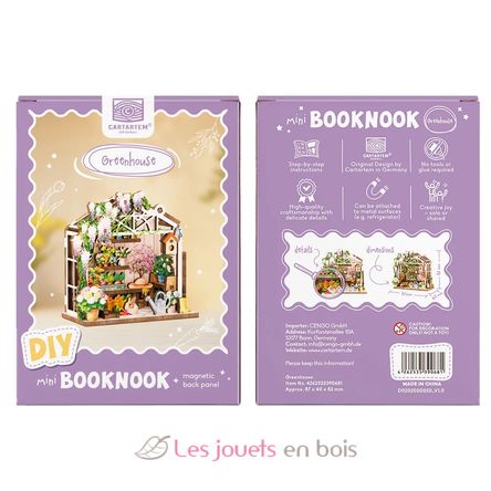 Mini Book Nook Invernadero CT108 Cartartem 8