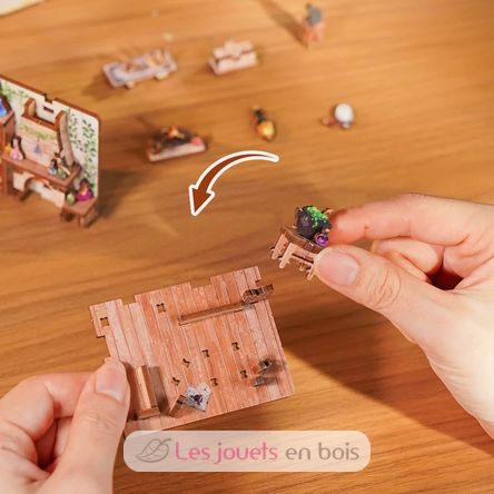 Mini Book Nook Taller de alquimia CT109 Cartartem 4