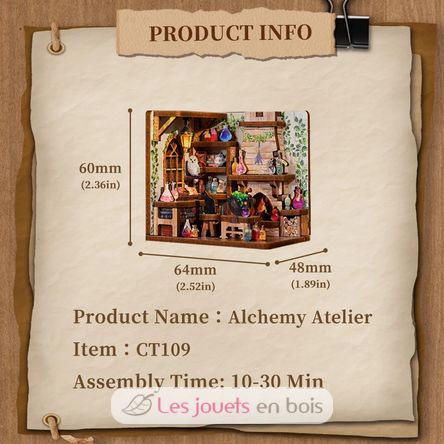 Mini Book Nook Taller de alquimia CT109 Cartartem 7