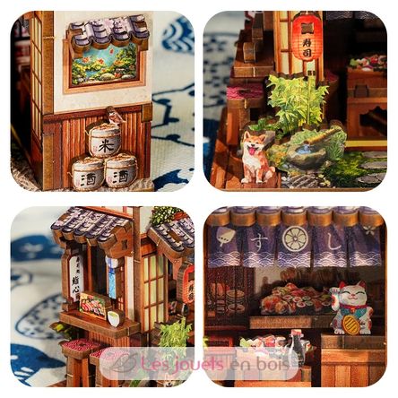 Mini Book Nook Sushi japonés CT112 Cartartem 6