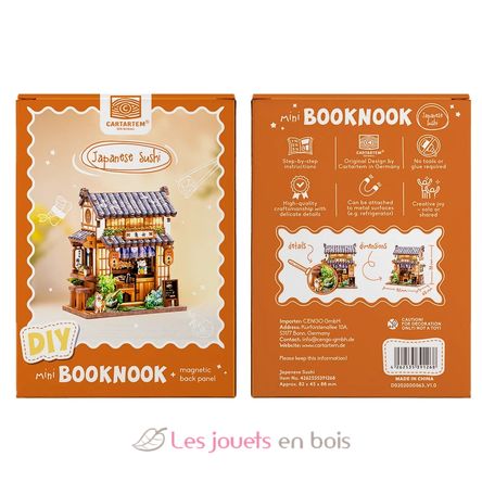 Mini Book Nook Sushi japonés CT112 Cartartem 8