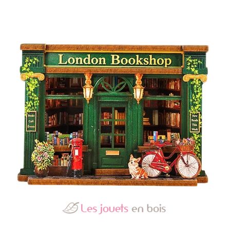 Mini Book Nook Librería de Londres CT110 Cartartem 1