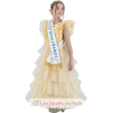 Vestido dorado de Miss Francia 128 cm CHAKS-C4722128 Chaks 3