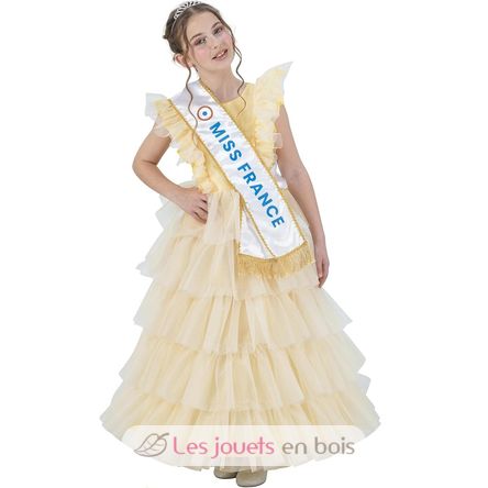 Vestido dorado de Miss Francia 128 cm CHAKS-C4722128 Chaks 1