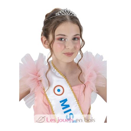 Vestido rosa de Miss Francia 140 cm CHAKS-C4721140 Chaks 4
