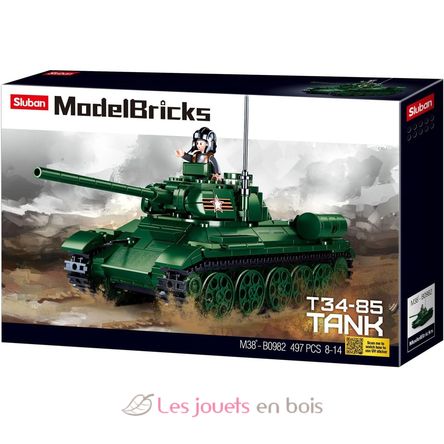 Model Bricks - Tanque T34-85 SL-M38-B0982 Sluban 3