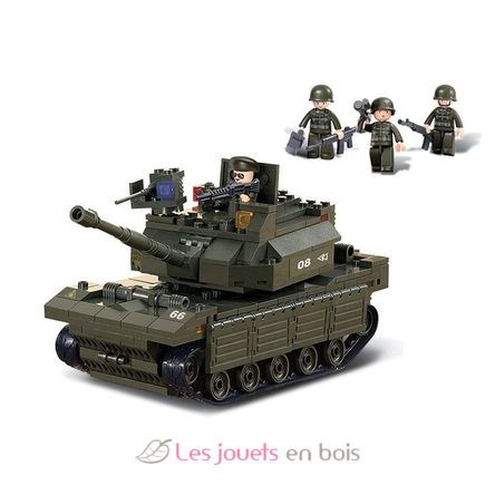 Army - Tanque militar 312 piezas SL-M38-B6500 Sluban 6
