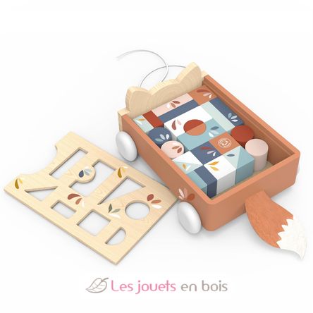 Carrito con bloques zorro SM-SP1035 Speedy Monkey 2