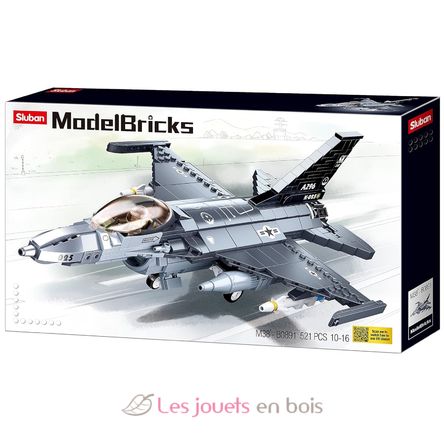 Model Bricks - Avión de combate Falcon SL-M38-B0891 Sluban 1