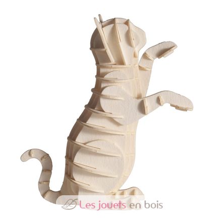 Modelo 3D de papel gato blanco FRI-11636 Fridolin 1