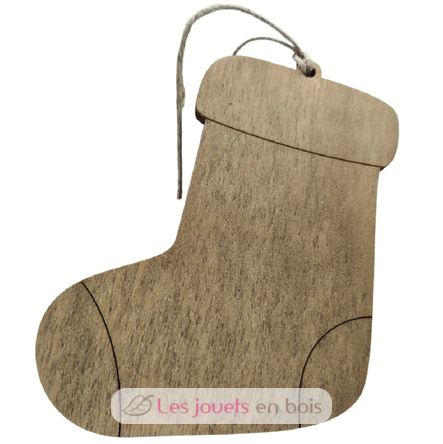 Calcetín de Navidad de madera personalizable VI-ACA10 Vintiun 2
