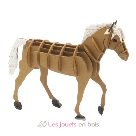 Modelo 3D de papel Caballo Haflinger FRI-11714 Fridolin 1