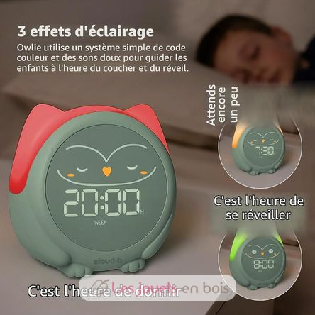 Reloj despertador educativo Owlie Cloudb-1300-SO Cloud b 5