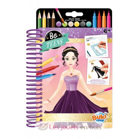 Cuaderno de moda - Ropa de noche BUK-CM102 Buki France 1