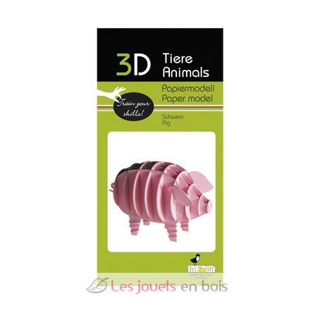 Modelo 3D de papel puerco FRI-11618 Fridolin 2