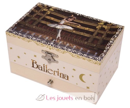 Caja musical de cartón Bailarina TR-S60111 Trousselier 1