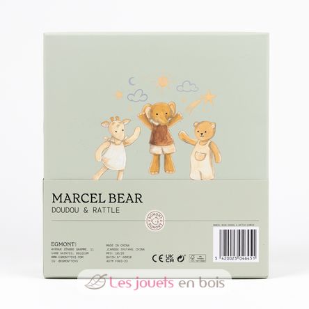 Set de regalo doudou y sonajero Oso EG120818 Egmont Toys 8