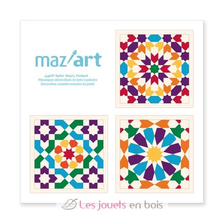 Juego de 3 mosaicos para pintar MAZ16090 Mazafran 3
