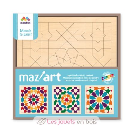 Juego de 3 mosaicos para pintar MAZ16090 Mazafran 1