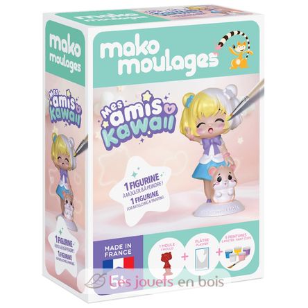 Caja de moldeo Niña y su hámster MM39126 Mako Créations 1